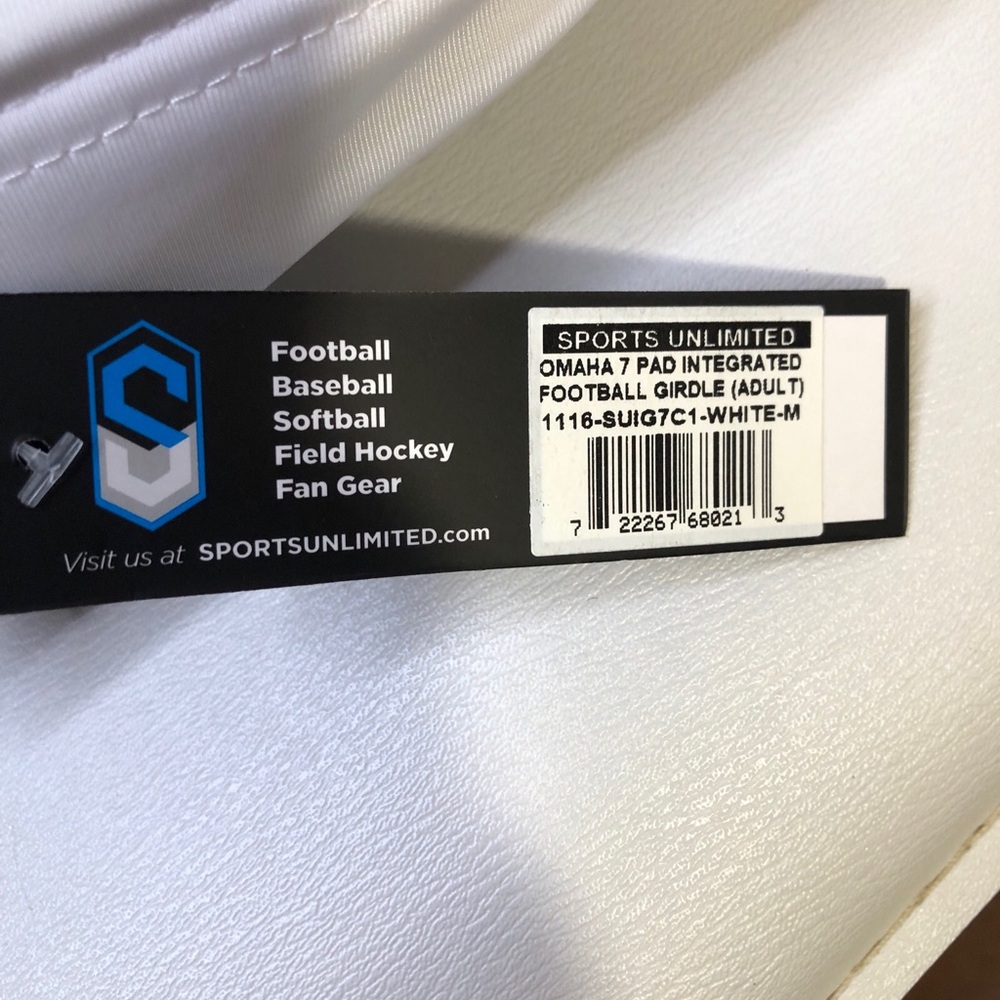 White Padded Compression Shorts - image 6